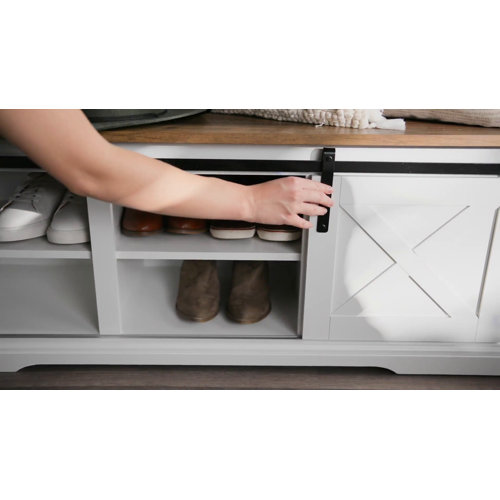 Gracie Oaks Kosjo Storage Bench & Reviews Wayfair